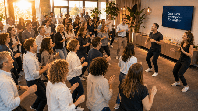 Firmenfeier und Mitarbeiter Events mit Team Aktivitäten.
