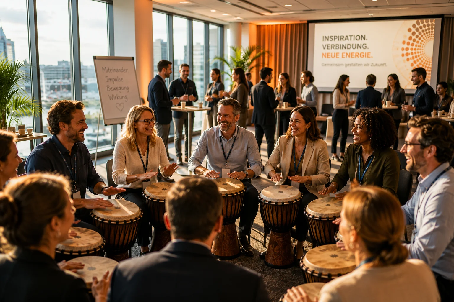 Meeting mit Rahmenprogramm und Team Event
