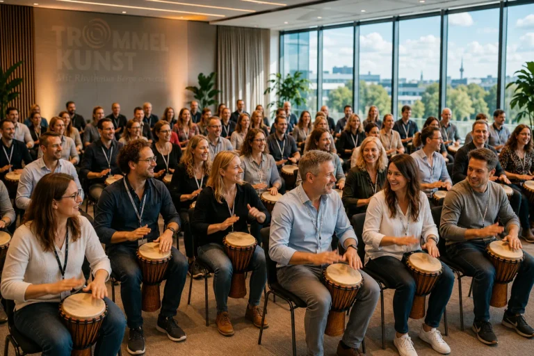 Corporate Event Programm mit Trommeln