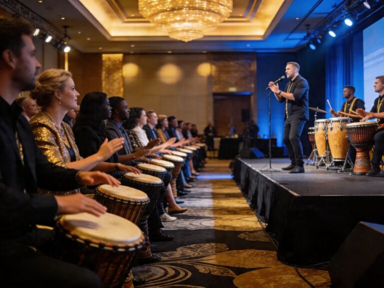 Firmenevent - ein corporate Event mit Trommeln
